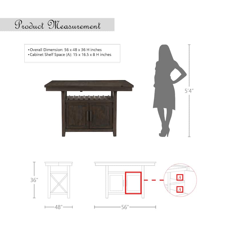 Amsonia Counter Height Table