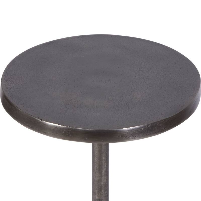 Uttermost Sanaga 10" Diameter Chunky Minimalist Drink Table End Table
