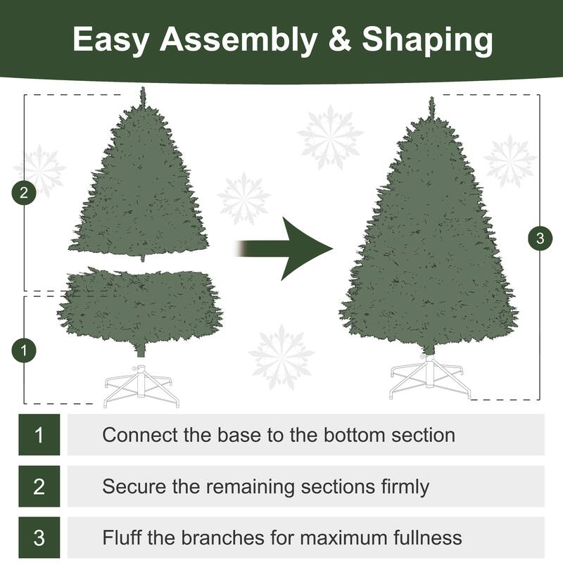 Puleo International 4.5' Pre-Lit Glacier Fir Artificial Tree - N/A