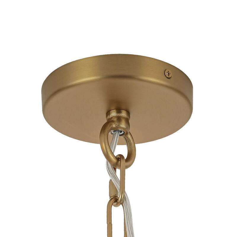 3-Light Modern Clear Textured Tronchi Glass Chandelier