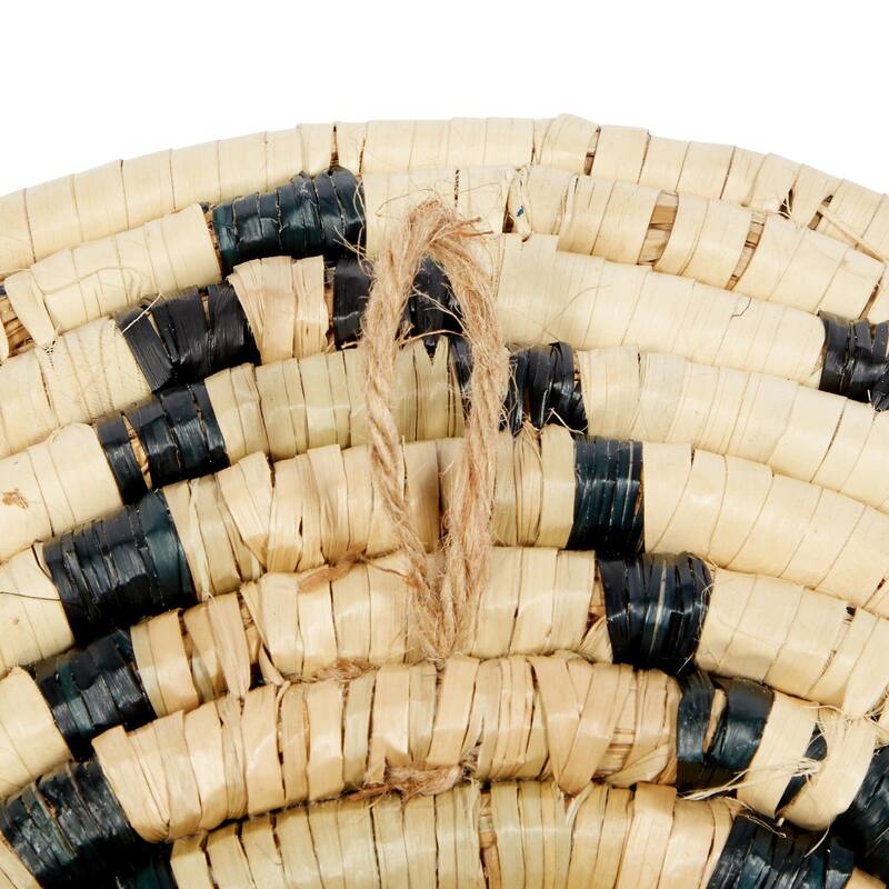 Seagrass Plate Handmade Basket Home Wall Decor - Set of 3 Brown - Roche River Decor