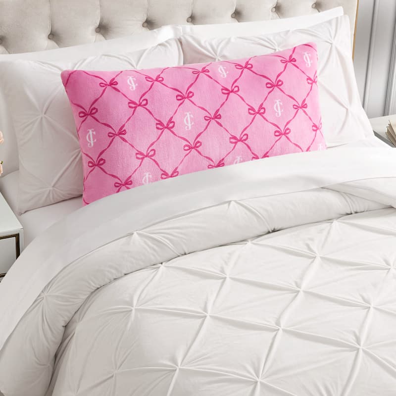 Juicy Couture Lattice Print Plush Body Pillow 1-Piece