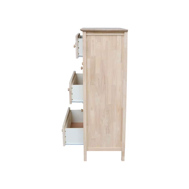 International Concepts Solid Wood Bedroom Dresser