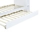 preview thumbnail 42 of 57, Bookcase Bed Twin Size Platform Bed Frame Solid Wood Storage Bed with LED Light Strip and Headboard(Trundle or Drawers Choose)