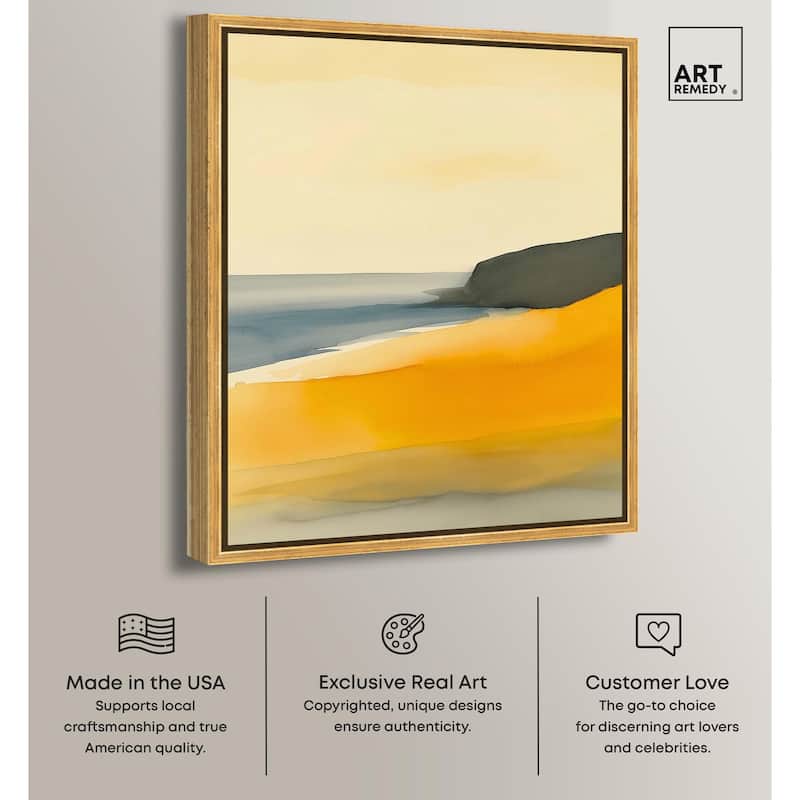 Glistening Beach Dreams II Canvas by Art Remedy