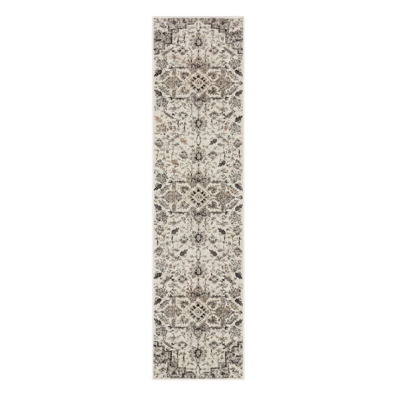 Mohawk Home Pandora Floral Ornamental Medallion Woven Area Rug