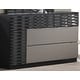 preview thumbnail 6 of 4, Best Master Furniture 5 Pieces Black/Zebra Grey Bedroom Set