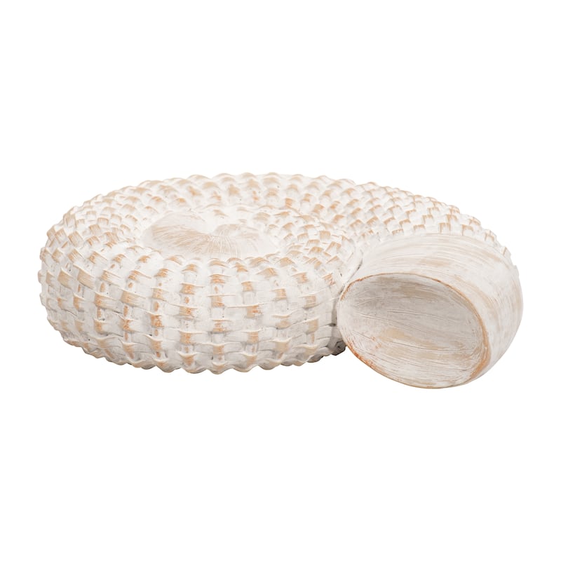Sagebrook Home Ceramic Shell Figurine - Elegant Home Decor Accent Piece
