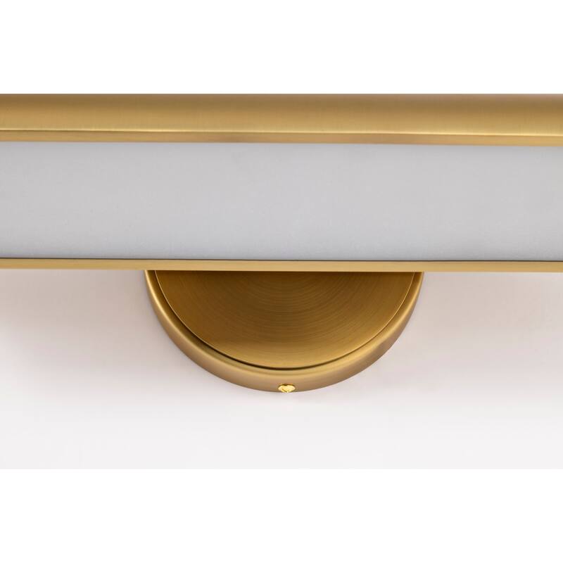 Auden 18 Inch LED Vanity 3 CCT Selectable Vintage Brass Finish Acrylic Lens - Vintage Brass