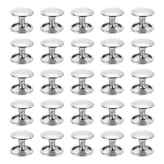 Leather Rivets Carbon Steel Double Cap Rivet Kits Craft Replacement ...