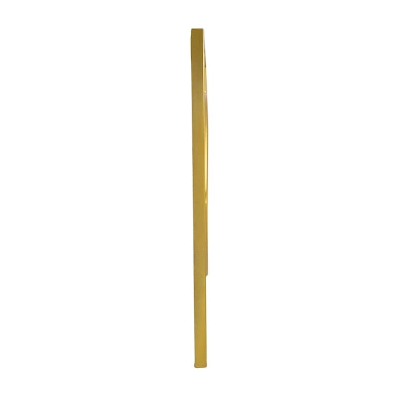 3 Mirror Piece Wall Mirror in Gold Rectangular Frame