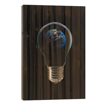 The Four Elements IV Print On Wood by Stefan Eisele - Multi-Color