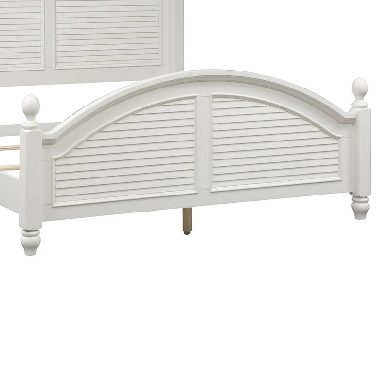 Summer House I Oyster White Poster Bed - King or Queen Option