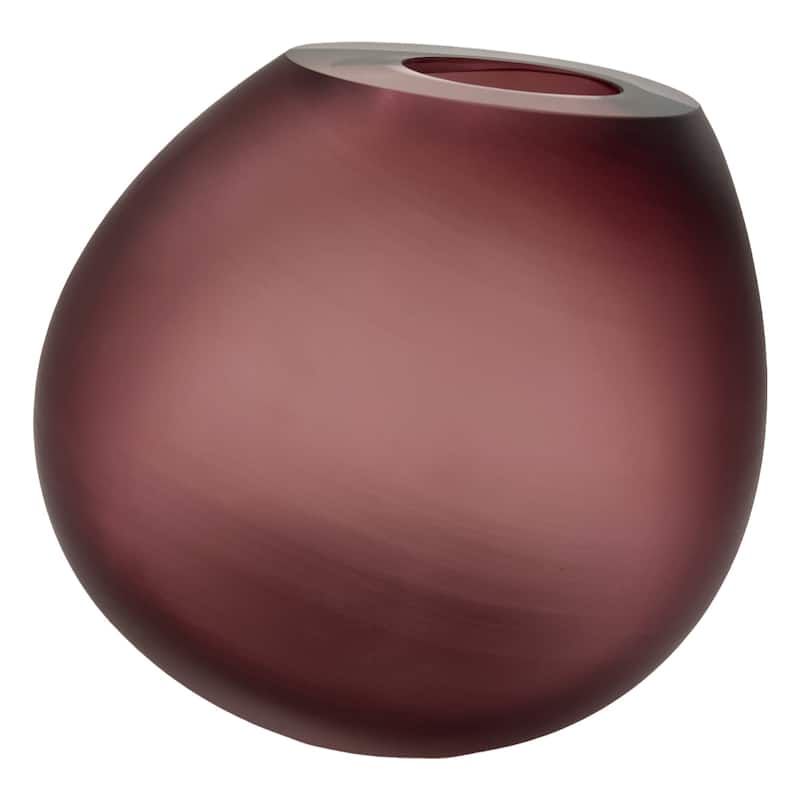 Premium Contemporary Glass Vase in Purple