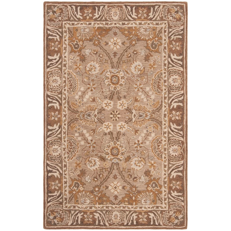 SAFAVIEH Handmade Anatolia Katja Traditional Oriental Hand-spun Wool Rug