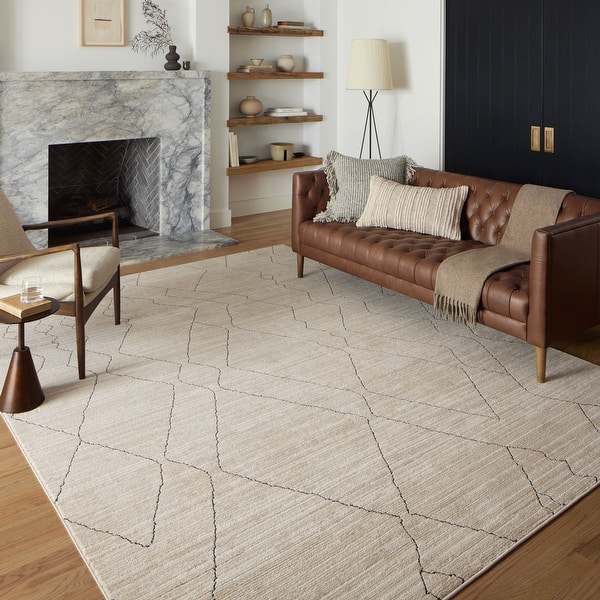 slide 2 of 7, Alexander Home Harrison Modern Diamond Area Rug 11' 6" x 15' - Runner/Rectangle