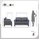 preview thumbnail 3 of 17, Fremont & Park Howe 2-Piece Leather Living Room Sofa Set