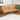 Sunnydaze Meranti Wood Outdoor Occasional Bench with Teak Oil Finish