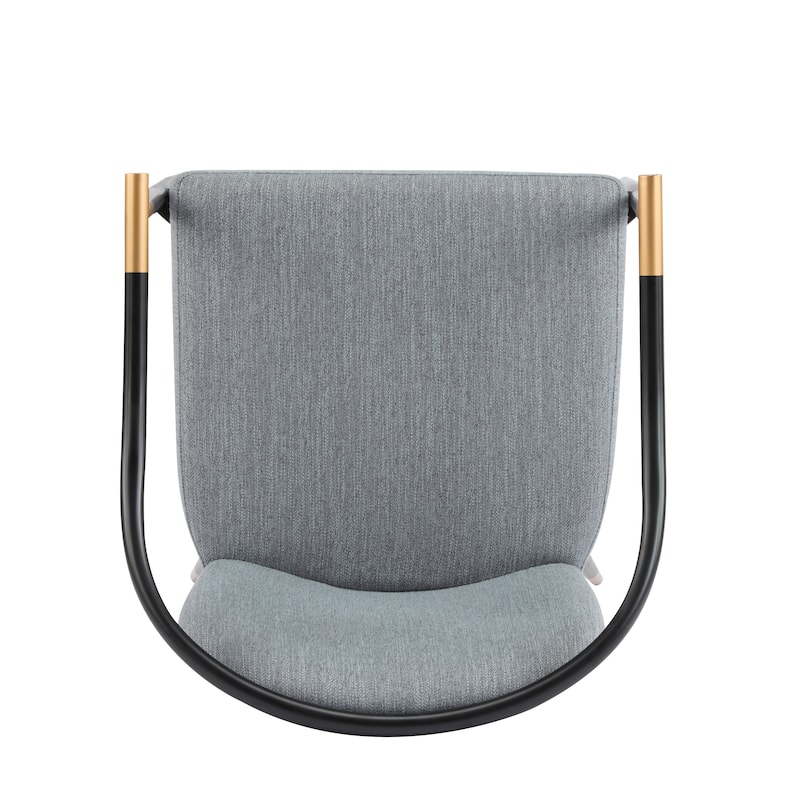 Olors Modern Upholstered Cushioned Dining Chair with King Louis Back by Christopher Knight Home