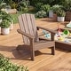 preview thumbnail 1 of 7, Kids Adirondack Chair Plastic Toddler Lawn Chair with Ergonomic Seat