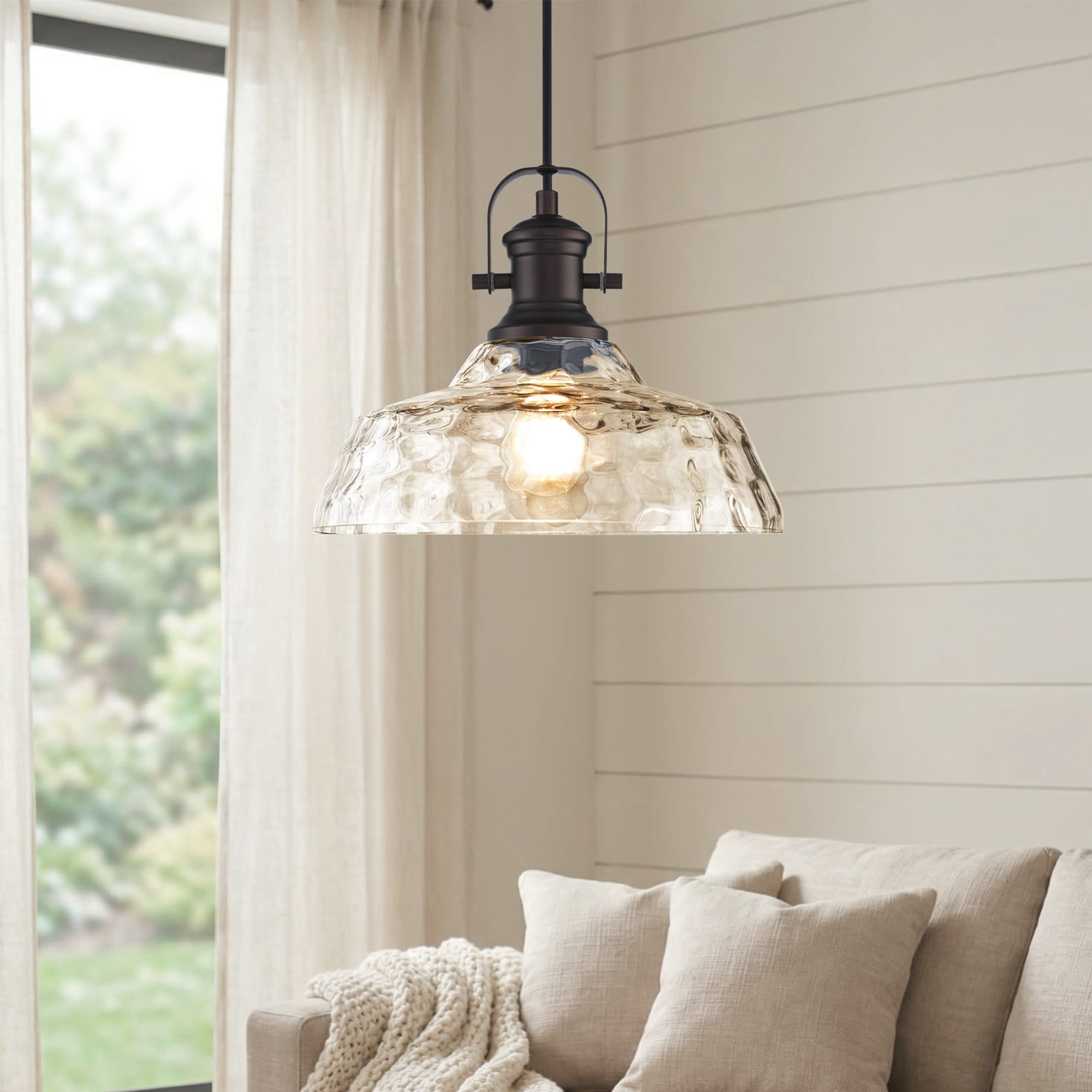 Oil Rubbed Bronze Hammered Pendant Lights - Oil Rubbed Bronze