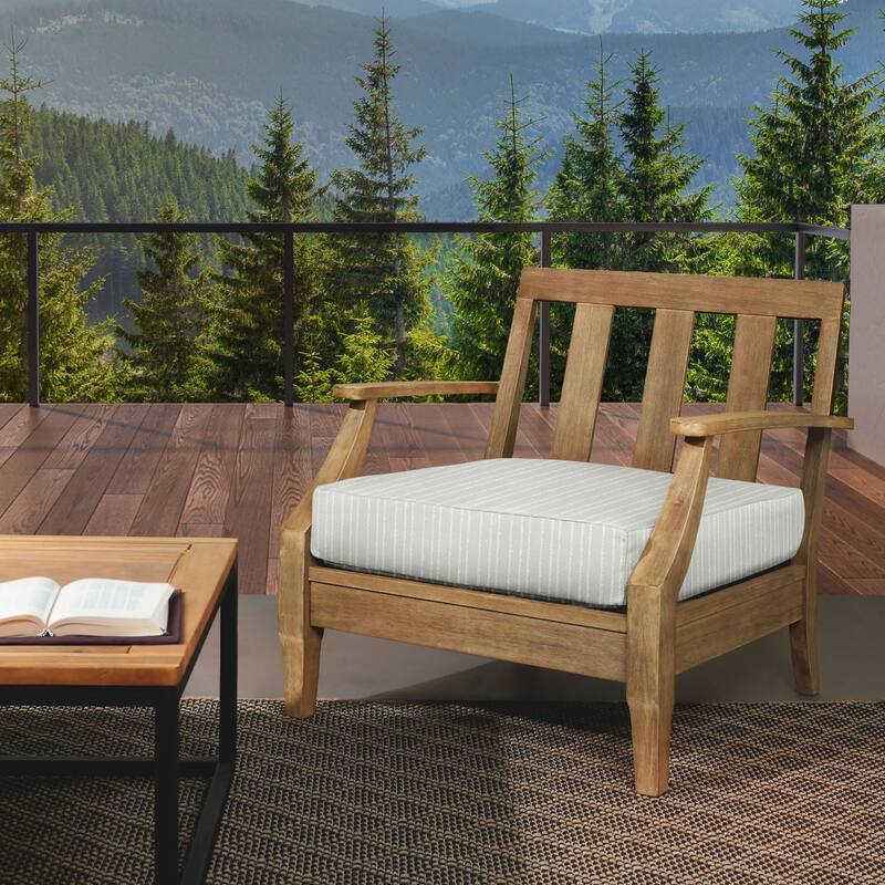 Sorra Home Outdura Outdoor Knife Edge Deep Seating Cushion