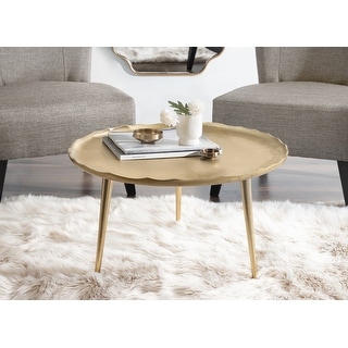 Kate and Laurel Alessia Round Coffee Table