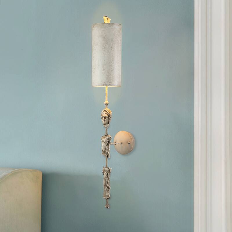 Fragment Sconce in Bone Finish - 10 x 6 x 37
