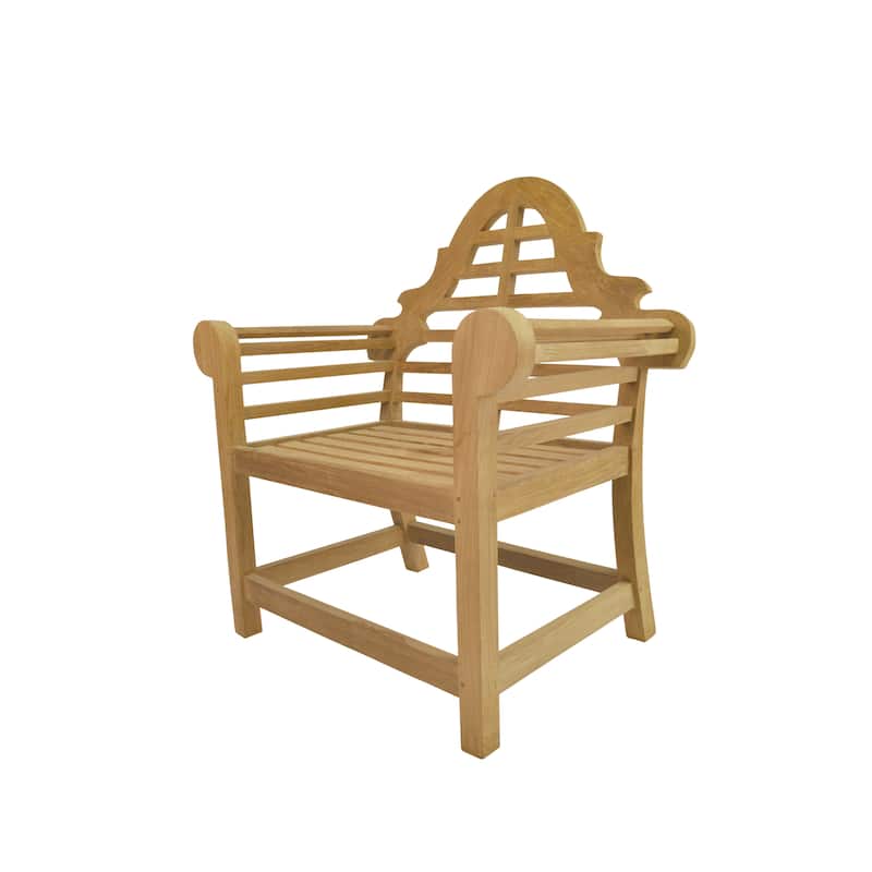 Marlborough Teak Outdoor Dining Chair - N/A