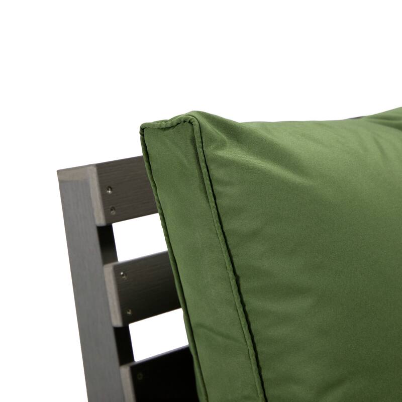 Alpine Modern Outdoor Upholstered Accent Chair - Lounge Armchair with Removable Cushions for Living Room