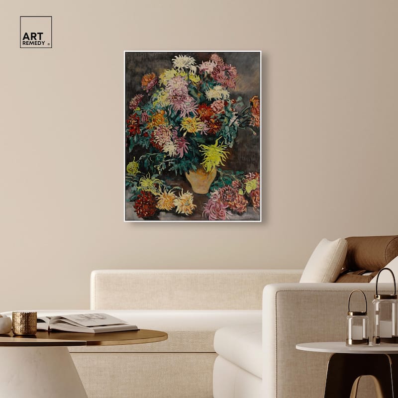 Louis Valtat Dahlias Canvas by Art Remedy