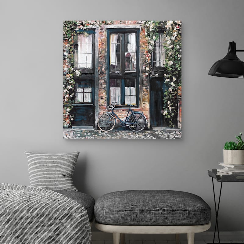 Bicicletta by Studio Arts Canvas Art Print