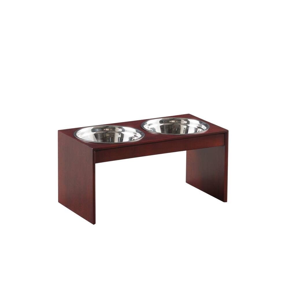 Rocky Wooden Pet Feeder