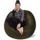 4-foot Bean Bag Chair Large Memory Foam Bean Bag - Olive