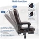 preview thumbnail 16 of 57, EROMMY Heated Massage Executive Office Chair, PU Leather with Retractable Footrest