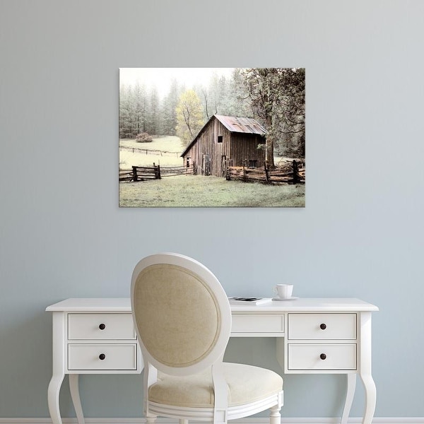 Easy Art Prints Laura Culver's 'Barn near Sonora' Premium Canvas Art