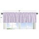 preview thumbnail 3 of 1, Purple Floral Rose Window Curtain Valance - Solid Lavender Flower Luxurious Elegant Princess Vintage Boho Shabby Chic Luxury