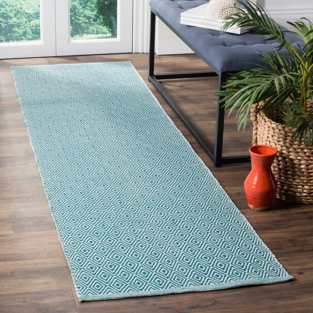 SAFAVIEH, Handmade Flatweave Montauk Brice Casual Cotton Rug