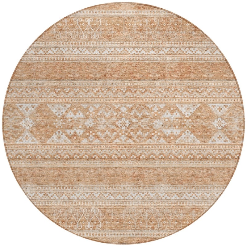 HomeRoots Southwestern Transitional Rectangle Outdoor Rug