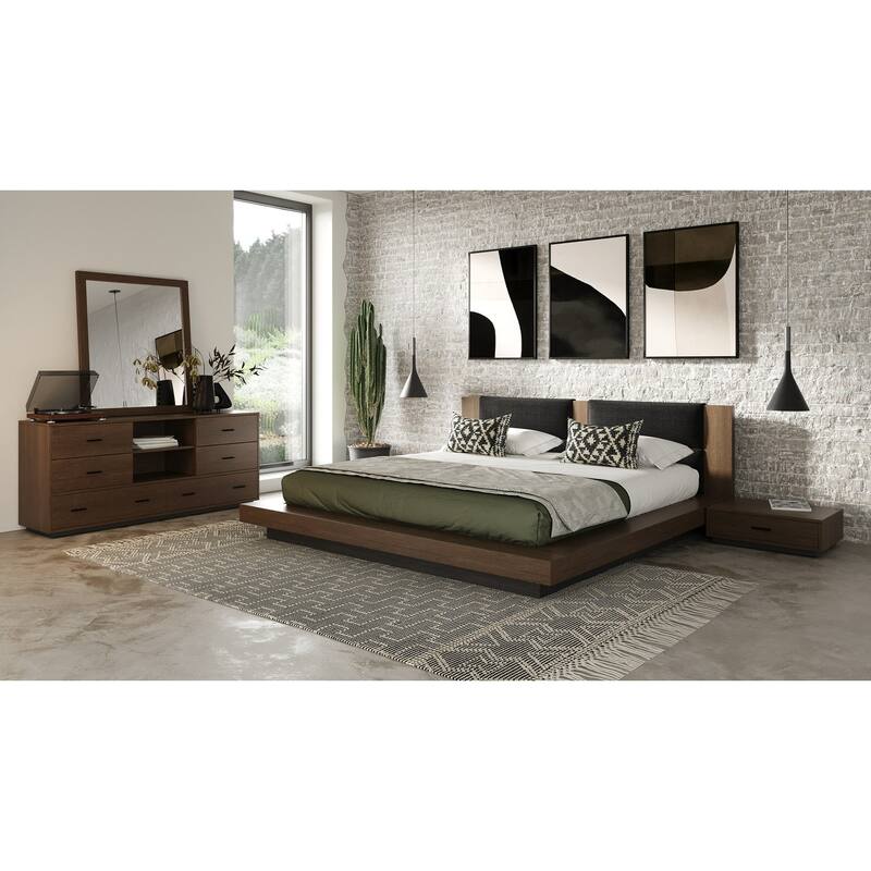 Nova Domus Fantasia Contemporary Walnut Dresser