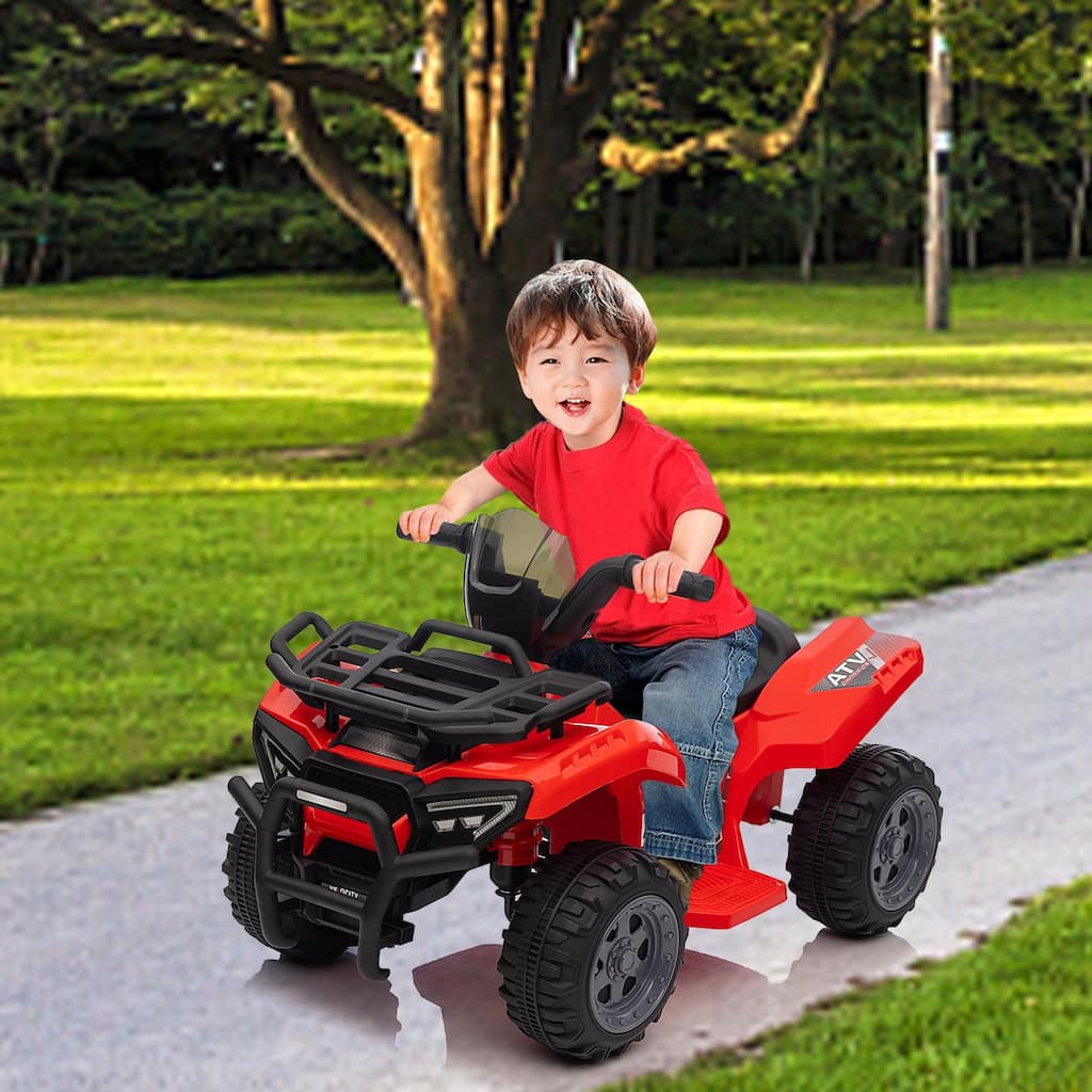 6V Ride On Car 4 Wheeler with Music for Toddlers 1-3 Years