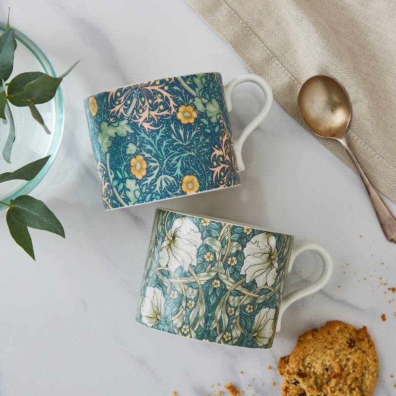 Pimpernel Set of 2 Spode Morris and Co Mugs - 12 oz