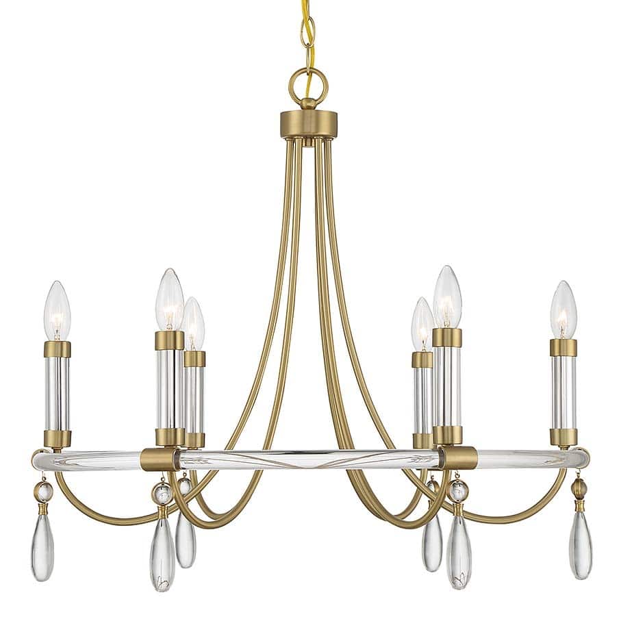 Savoy House 1-7716-6 Mayfair 6 Light 26" Wide Taper Candle Style