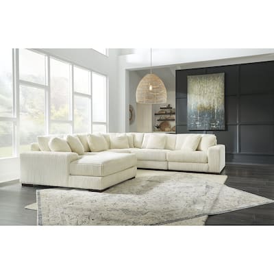 Signature Design by Ashley Lindyn 5-Piece Sectional with Chaise - 133"W x 133"D x 38"H