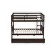preview thumbnail 12 of 10, Full over Full Bunk Bed with 2 Drawers, Convertible into 2 Full Beds, Espresso