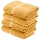 preview thumbnail 132 of 140, Superior Egyptian Cotton Pile Heavyweight Bath Towel Set of 4