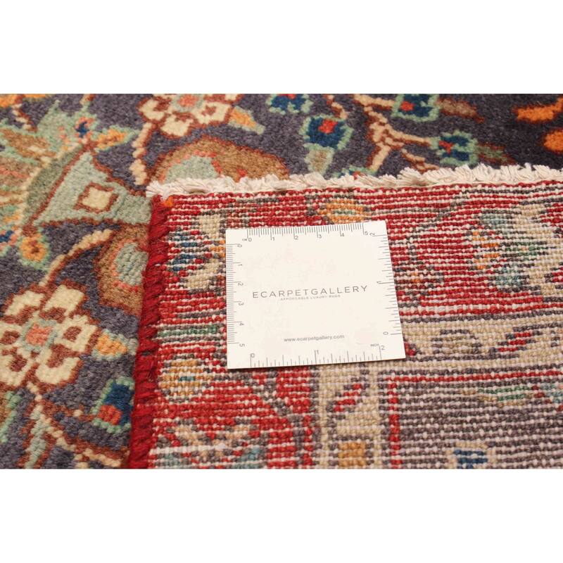 ECARPETGALLERY Hand-knotted Andelz Dark Navy Wool Rug - 2'10 x 9'1