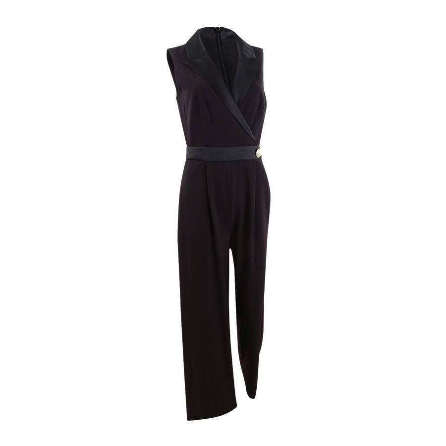 Vince Camuto Women’s Sleeveless Tuxedo Jumpsuit