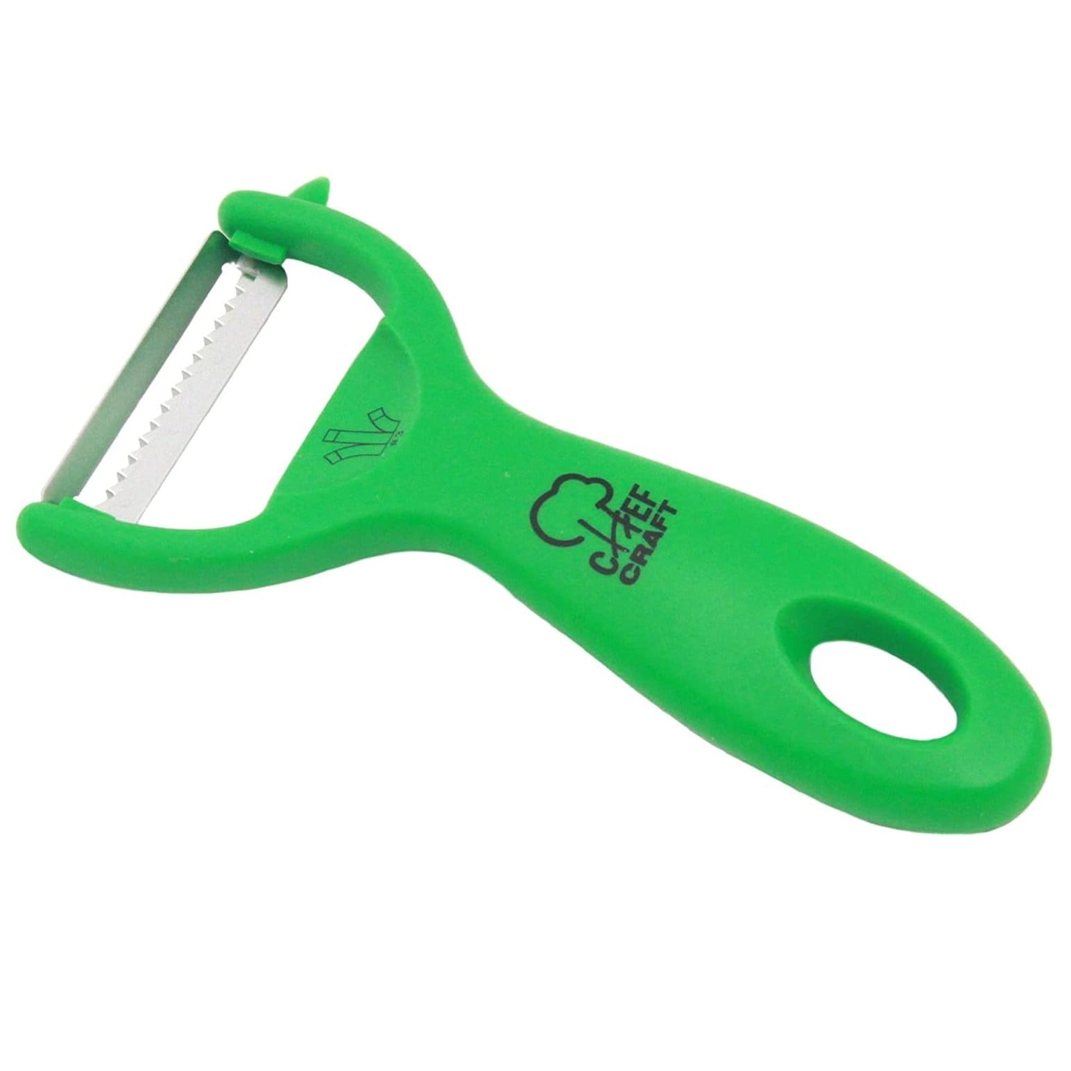 Chef Craft Y-Shaped Julienne Coarse Vegetable Peeler - Stainless Steel Blade with Comfortable Handle