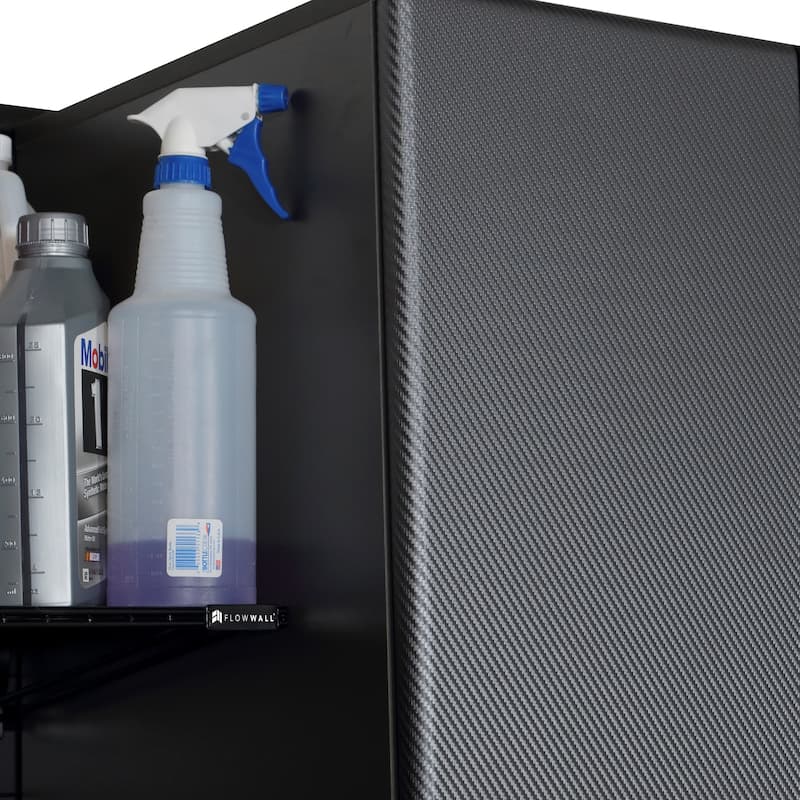 Flow Wall 24 Piece PVC Indoor Deluxe Cabinet Storage Set